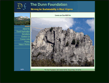 Tablet Screenshot of dunnfoundationwv.org